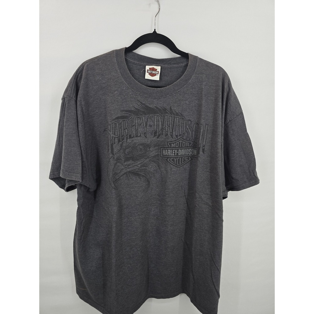 Harley Davidson Smoky Mountain Pigeon Forge TN Eagle Graphic T-Shirt Gray XXL